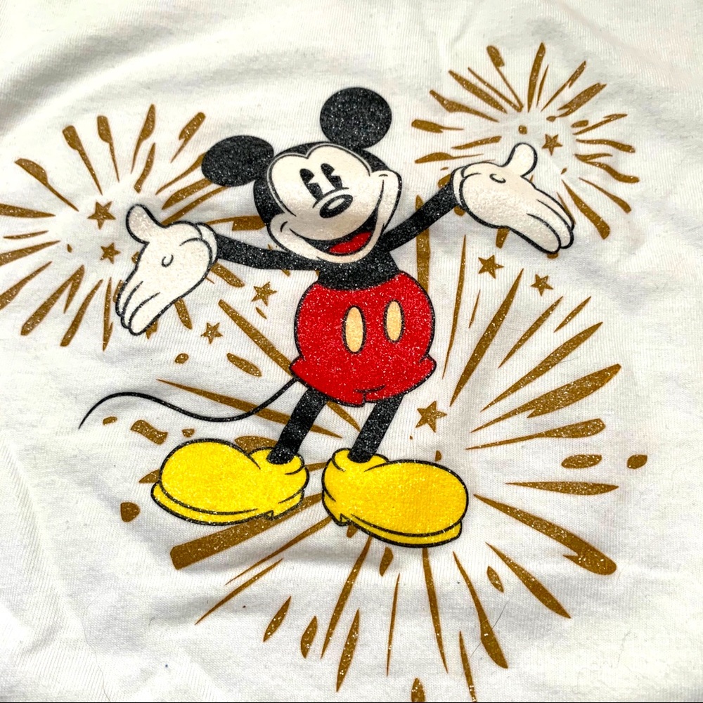 Disney Mickey Mouse t-shirt with sparkle details